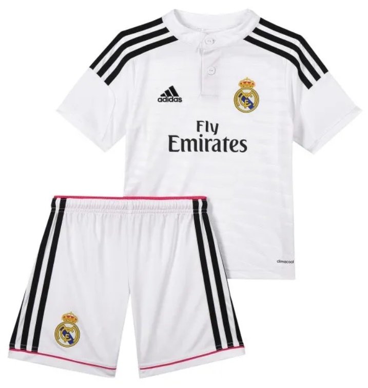 Kit infantil I Real Madrid 2014 2015 Adidas retro 